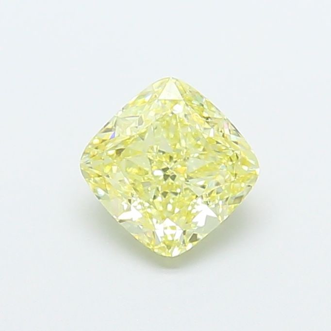 Loose Diamond - CUSHION MODIFIED 1.25ct Fancy Yellow VS1: Loose Diamond - CUSHION MODIFIED 1.25ct Fancy Yellow VS1 Source: This is a real non-mined Diamond that has been grown in a lab Shape: CUSHION MODIFIED Carats: 1.25 Color: Fancy Yellow Certification: I