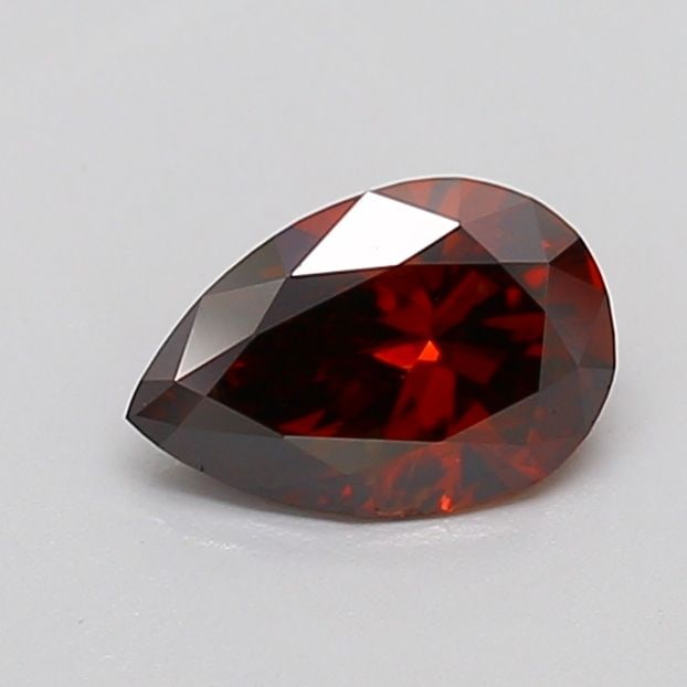 Loose Diamond - PEAR 0.65ct Fancy Light Red SI2: Loose Diamond - PEAR 0.65ct Fancy Light Red SI2 Source: This is a real non-mined Diamond that has been grown in a lab Shape: PEAR Carats: 0.65 Color: Fancy Light Red Certification: NONE The Diamond De