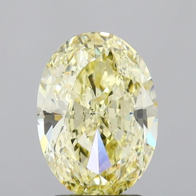 Loose Diamond - OVAL 3.03ct Fancy Intense Yellow VS1: Loose Diamond - OVAL 3.03ct Fancy Intense Yellow VS1 Source: This is a real non-mined Diamond that has been grown in a lab Shape: OVAL Carats: 3.03 Color: Fancy Intense Yellow Certification: IGI Video