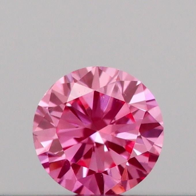 Loose Diamond - ROUND 0.09ct Fancy Vivid Pink VS1: Loose Diamond - ROUND 0.09ct Fancy Vivid Pink VS1 Source: This is a real non-mined Diamond that has been grown in a lab Shape: ROUND Carats: 0.09 Color: Fancy Vivid Pink Certification: IGI Video: