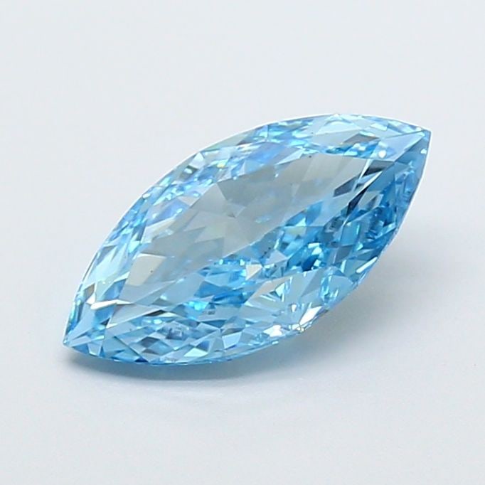 Loose Diamond - MARQUISE 2.0ct Fancy Vivid Blue VVS2: Loose Diamond - MARQUISE 2.0ct Fancy Vivid Blue VVS2 Source: This is a real non-mined Diamond that has been grown in a lab Shape: MARQUISE Carats: 2.0 Color: Fancy Vivid Blue Certification: IGI Video: