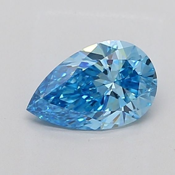 Loose Diamond - PEAR 1.01ct Fancy Vivid Blue VS1: Loose Diamond - PEAR 1.01ct Fancy Vivid Blue VS1 Source: This is a real non-mined Diamond that has been grown in a lab Shape: PEAR Carats: 1.01 Color: Fancy Vivid Blue Certification: IGI Video: