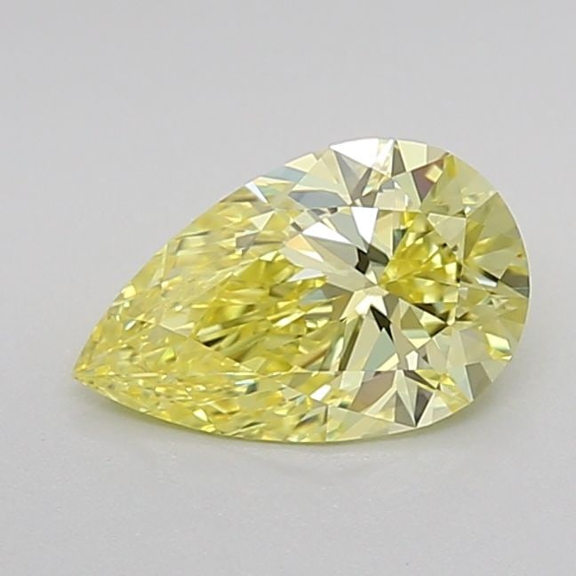 Loose Diamond - PEAR 1.0ct Fancy Vivid Yellow VVS2: Loose Diamond - PEAR 1.0ct Fancy Vivid Yellow VVS2 Source: This is a real non-mined Diamond that has been grown in a lab Shape: PEAR Carats: 1.0 Color: Fancy Vivid Yellow Certification: IGI Video:
