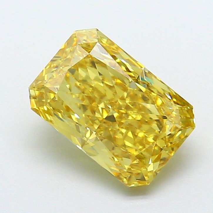 Loose Diamond - RADIANT 4.13ct Fancy Vivid Yellow VS1: Loose Diamond - RADIANT 4.13ct Fancy Vivid Yellow VS1 Source: This is a real non-mined Diamond that has been grown in a lab Shape: RADIANT Carats: 4.13 Color: Fancy Vivid Yellow Certification: IGI Vid