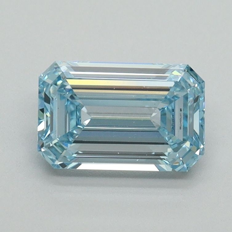 Loose Diamond - EMERALD 1.02ct Fancy Intense Blue VVS2: Loose Diamond - EMERALD 1.02ct Fancy Intense Blue VVS2 Source: This is a real non-mined Diamond that has been grown in a lab Shape: EMERALD Carats: 1.02 Color: Fancy Intense Blue Certification: IGI Vi