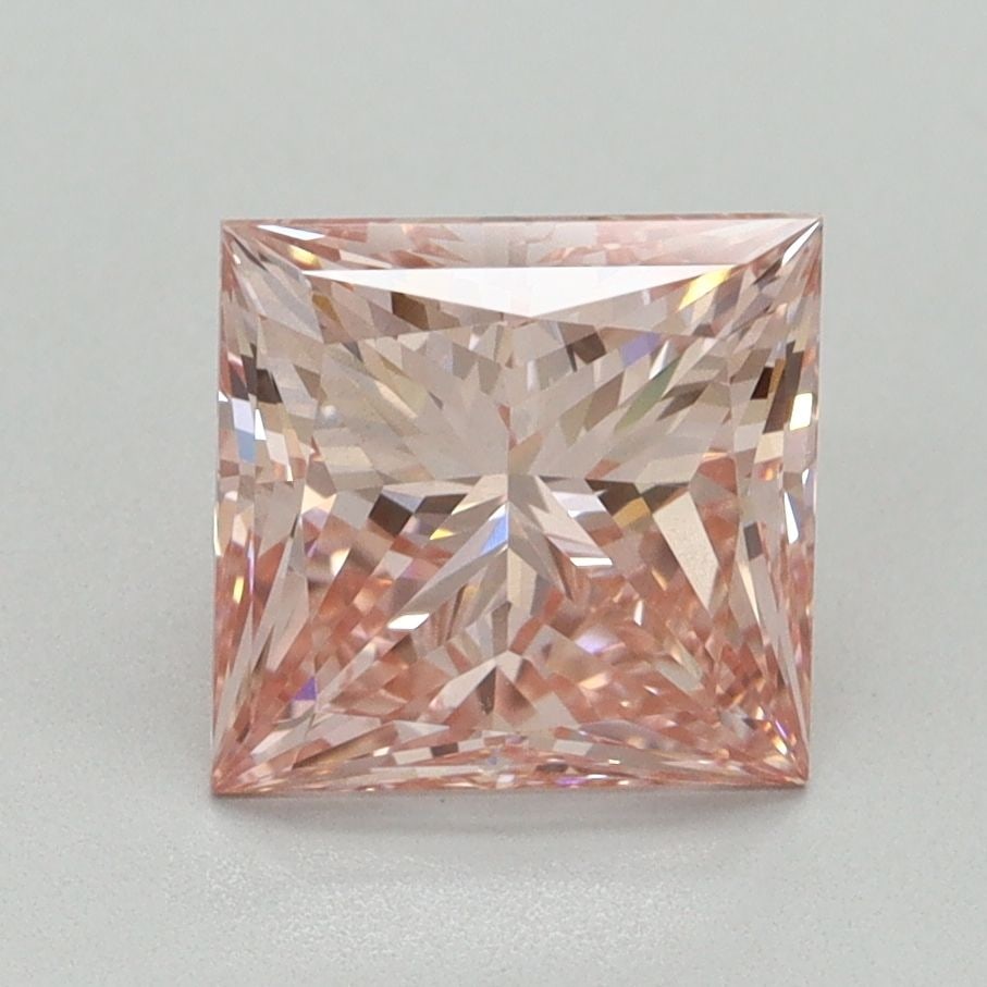 Loose Diamond - PRINCESS 2.27ct Fancy Vivid Pink VS2: Loose Diamond - PRINCESS 2.27ct Fancy Vivid Pink VS2 Source: This is a real non-mined Diamond that has been grown in a lab Shape: PRINCESS Carats: 2.27 Color: Fancy Vivid Pink Certification: IGI Video