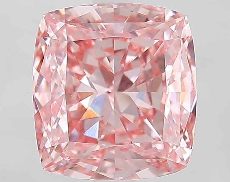Loose Diamond - CUSHION MODIFIED 3.5ct Fancy Vivid Pink VVS2: Loose Diamond - CUSHION MODIFIED 3.5ct Fancy Vivid Pink VVS2 Source: This is a real non-mined Diamond that has been grown in a lab Shape: CUSHION MODIFIED Carats: 3.5 Color: Fancy Vivid Pink Certifica