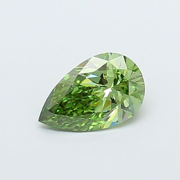 Loose Diamond - PEAR 1.0ct Fancy Vivid Green SI1: Loose Diamond - PEAR 1.0ct Fancy Vivid Green SI1 Source: This is a real non-mined Diamond that has been grown in a lab Shape: PEAR Carats: 1.0 Color: Fancy Vivid Green Certification: IGI Video: