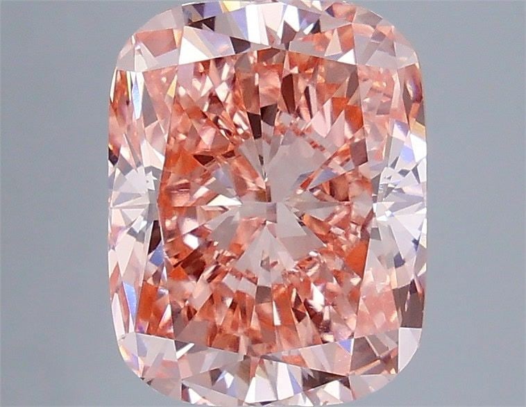 Loose Diamond - CUSHION MODIFIED 4.36ct Fancy Vivid Pink VS1: Loose Diamond - CUSHION MODIFIED 4.36ct Fancy Vivid Pink VS1 Source: This is a real non-mined Diamond that has been grown in a lab Shape: CUSHION MODIFIED Carats: 4.36 Color: Fancy Vivid Pink Certific