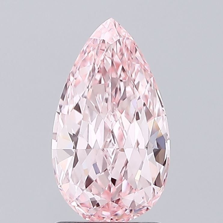 Loose Diamond - PEAR 1.74ct Fancy Vivid Pink VS1: Loose Diamond - PEAR 1.74ct Fancy Vivid Pink VS1 Source: This is a real non-mined Diamond that has been grown in a lab Shape: PEAR Carats: 1.74 Color: Fancy Vivid Pink Certification: IGI Video: