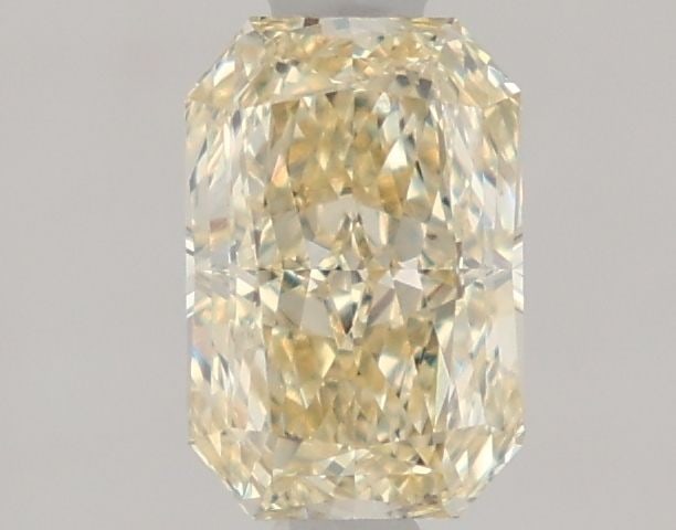 Loose Diamond - RADIANT 1.04ct Fancy Light Yellow VVS2: Loose Diamond - RADIANT 1.04ct Fancy Light Yellow VVS2 Source: This is a real non-mined Diamond that has been grown in a lab Shape: RADIANT Carats: 1.04 Color: Fancy Light Yellow Certification: IGI Vi