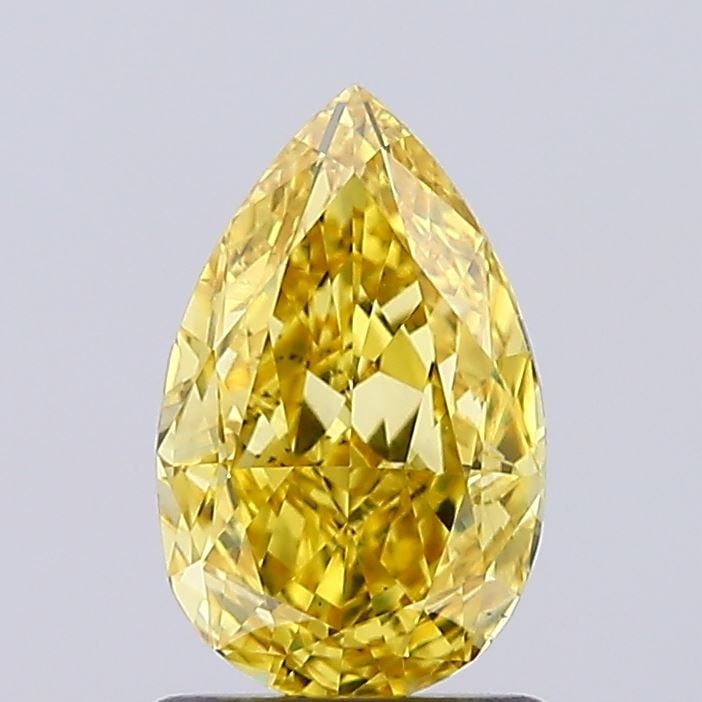 Loose Diamond - PEAR 1.31ct Fancy Intense Yellow VS1: Loose Diamond - PEAR 1.31ct Fancy Intense Yellow VS1 Source: This is a real non-mined Diamond that has been grown in a lab Shape: PEAR Carats: 1.31 Color: Fancy Intense Yellow Certification: NONE Vide