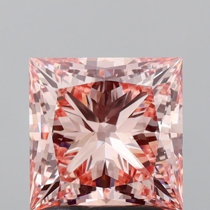 Loose Diamond - PRINCESS 2.01ct Fancy Intense Pink VS1: Loose Diamond - PRINCESS 2.01ct Fancy Intense Pink VS1 Source: This is a real non-mined Diamond that has been grown in a lab Shape: PRINCESS Carats: 2.01 Color: Fancy Intense Pink Certification: IGI V