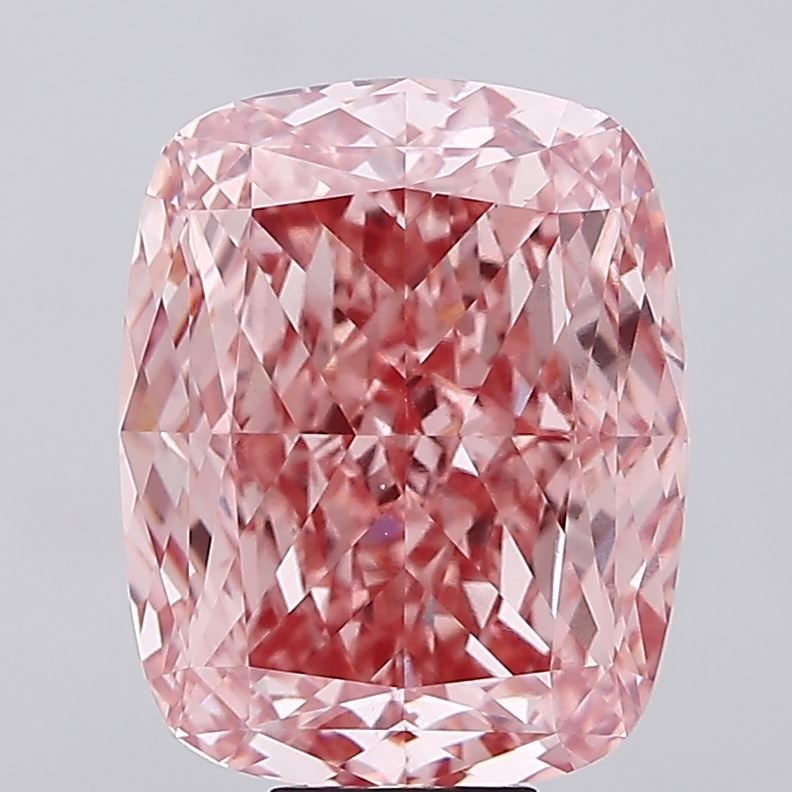 Loose Diamond - CUSHION MODIFIED 13.56ct Fancy Vivid Pink VS1: Loose Diamond - CUSHION MODIFIED 13.56ct Fancy Vivid Pink VS1 Source: This is a real non-mined Diamond that has been grown in a lab Shape: CUSHION MODIFIED Carats: 13.56 Color: Fancy Vivid Pink Certif