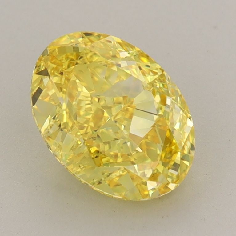Loose Diamond - OVAL 1.81ct Fancy Vivid Yellow VVS2: Loose Diamond - OVAL 1.81ct Fancy Vivid Yellow VVS2 Source: This is a real non-mined Diamond that has been grown in a lab Shape: OVAL Carats: 1.81 Color: Fancy Vivid Yellow Certification: IGI Video: