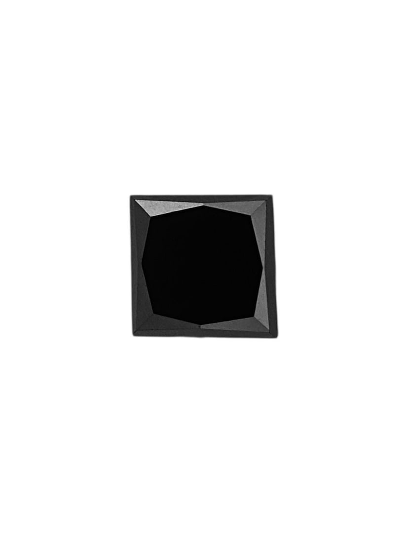 Loose Diamond - PRINCESS 0.25ct Fancy Black VVS2: Loose Diamond - PRINCESS 0.25ct Fancy Black VVS2 Source: Natural Shape: PRINCESS Carats: 0.25 Color: Fancy Black Certification: NONE The Diamond Depot Guarantee: All items in this auction are guarante
