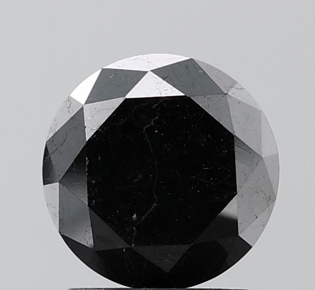 Loose Diamond - ROUND 2.32ct Black VS2: Loose Diamond - ROUND 2.32ct Black VS2 Source: Natural Shape: ROUND Carats: 2.32 Color: Black Certification: NONE Video: