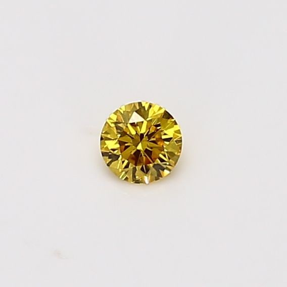 Loose Diamond - ROUND 0.12ct Orangey Yellow: Loose Diamond - ROUND 0.12ct Orangey Yellow Source: Natural Shape: ROUND Carats: 0.12 Color: Orangey Yellow Certification: GIA Video: