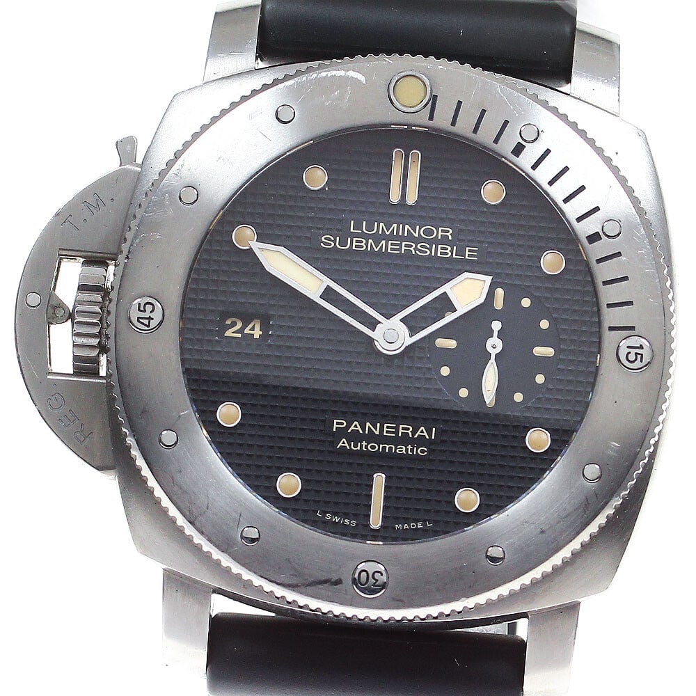 Panerai PAM00569 Left Hand 3 Days Submersible 1950 Men's Automatic Watch (1 of 8)