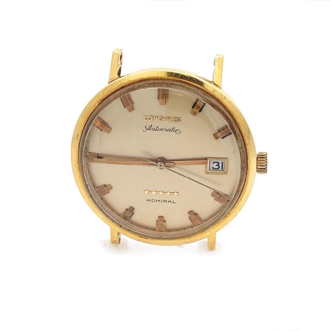 Longines Admiral 5 Stars 18k Yellow Gold Automatic Men's Watch (1 of 4)