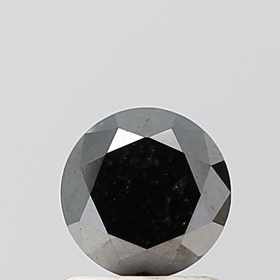 Loose Diamond - ROUND 1.1ct Fancy Black VVS2: Loose Diamond - ROUND 1.1ct Fancy Black VVS2 Source: Natural Shape: ROUND Carats: 1.1 Color: Fancy Black Certification: NONE Video: