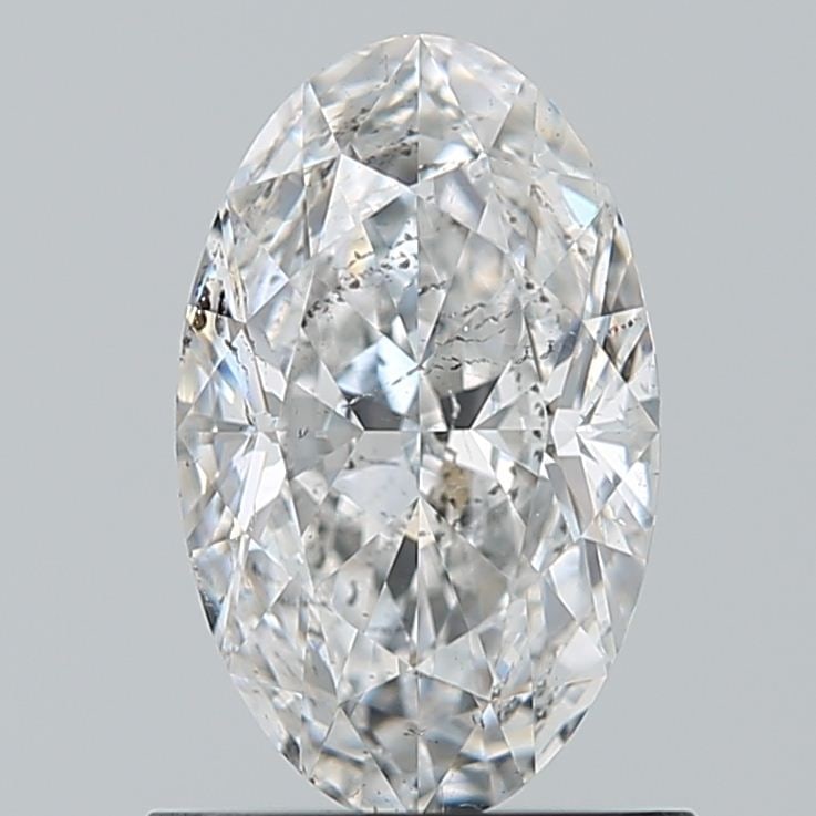 Loose Diamond - OVAL 0.9ct E SI2: Loose Diamond - OVAL 0.9ct E SI2 Source: Natural Shape: OVAL Carats: 0.9 Color: E Clarity: SI2 Certification: GIA The Diamond Depot Guarantee: All items in this auction are guaranteed to be 100% authe