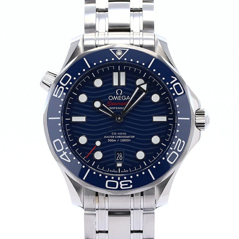 OMEGA 210.30.42.20.03.001 Seamaster Diver 300M mens wristwatch: OMEGA 210.30.42.20.03.001 Seamaster Diver 300M mens wristwatch Pre-owned OMEGA Seamaster Diver 300M Master Chronometer men's wristwatch, reference 210.30.42.20.03.001. It features a 42mm stainless ste