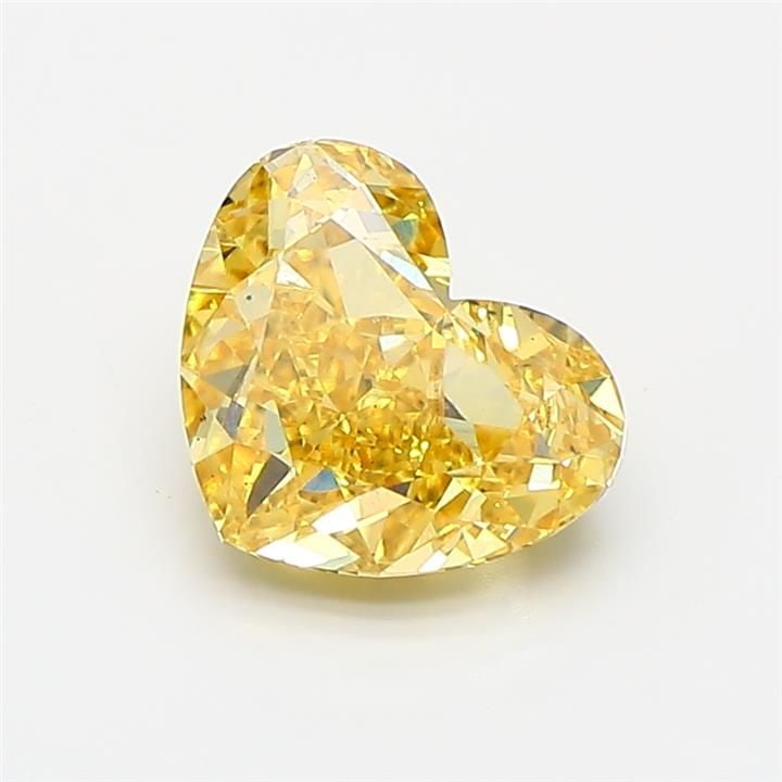 Loose Diamond - HEART 1.54ct Fancy Vivid Yellow VS2: Loose Diamond - HEART 1.54ct Fancy Vivid Yellow VS2 Source: This is a real non-mined Diamond that has been grown in a lab Shape: HEART Carats: 1.54 Color: Fancy Vivid Yellow Certification: IGI Video: