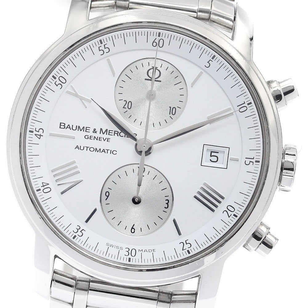 Baume and Mercier Classima 65591 Automatic Chronograph Mens Wristwatch: Baume and Mercier Classima 65591 Automatic Chronograph Mens Wristwatch Baume & Mercier Classima men's automatic wristwatch, reference 65591, made in Switzerland. It features a stainless steel case and