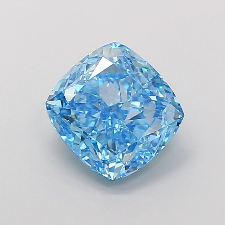 Loose Diamond - CUSHION MODIFIED 3.52ct Fancy Vivid Blue VS1: Loose Diamond - CUSHION MODIFIED 3.52ct Fancy Vivid Blue VS1 Source: This is a real non-mined Diamond that has been grown in a lab Shape: CUSHION MODIFIED Carats: 3.52 Color: Fancy Vivid Blue Certific