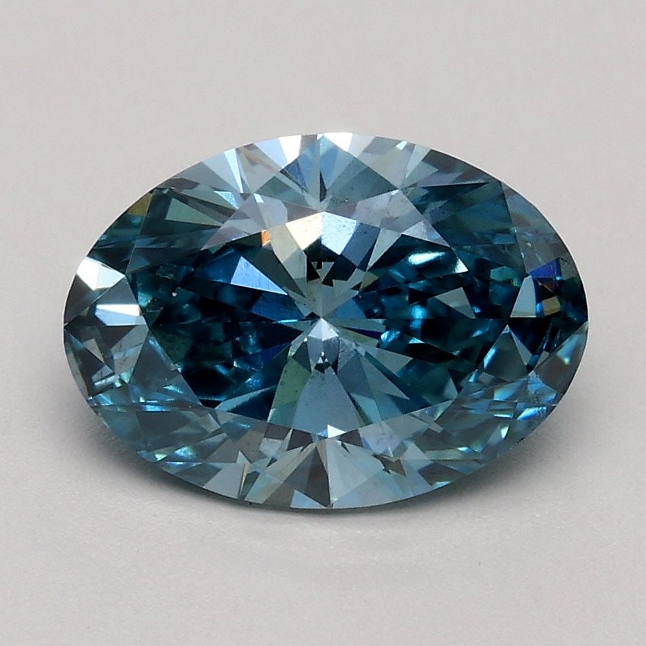 Loose Diamond - OVAL 1.52ct Fancy Vivid Blue SI1: Loose Diamond - OVAL 1.52ct Fancy Vivid Blue SI1 Source: This is a real non-mined Diamond that has been grown in a lab Shape: OVAL Carats: 1.52 Color: Fancy Vivid Blue Certification: IGI Video: