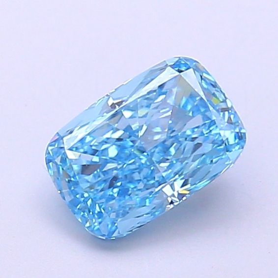 Loose Diamond - CUSHION MODIFIED 0.96ct Fancy Vivid Blue VS1: Loose Diamond - CUSHION MODIFIED 0.96ct Fancy Vivid Blue VS1 Source: This is a real non-mined Diamond that has been grown in a lab Shape: CUSHION MODIFIED Carats: 0.96 Color: Fancy Vivid Blue Certific