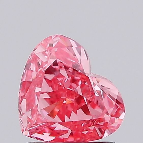 Loose Diamond - HEART 1.03ct Fancy Vivid Pink VVS2: Loose Diamond - HEART 1.03ct Fancy Vivid Pink VVS2 Source: This is a real non-mined Diamond that has been grown in a lab Shape: HEART Carats: 1.03 Color: Fancy Vivid Pink Certification: IGI Video: