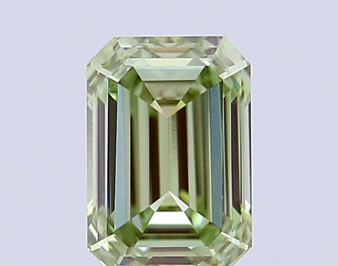 Loose Diamond - EMERALD 0.94ct Fancy Vivid Green VVS2: Loose Diamond - EMERALD 0.94ct Fancy Vivid Green VVS2 Source: This is a real non-mined Diamond that has been grown in a lab Shape: EMERALD Carats: 0.94 Color: Fancy Vivid Green Certification: IGI Vide