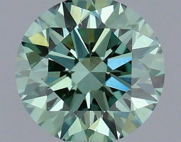 Ideal Loose Diamond - ROUND 0.5ct Fancy Vivid Green VS1: Ideal Loose Diamond - ROUND 0.5ct Fancy Vivid Green VS1 Source: This is a real non-mined Diamond that has been grown in a lab Shape: ROUND Carats: 0.5 Color: Fancy Vivid Green Certification: IGI Video