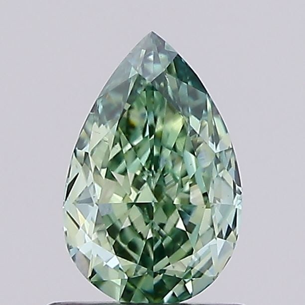 Loose Diamond - PEAR 1.0ct Fancy Vivid Green VS1: Loose Diamond - PEAR 1.0ct Fancy Vivid Green VS1 Source: This is a real non-mined Diamond that has been grown in a lab Shape: PEAR Carats: 1.0 Color: Fancy Vivid Green Certification: IGI Video: