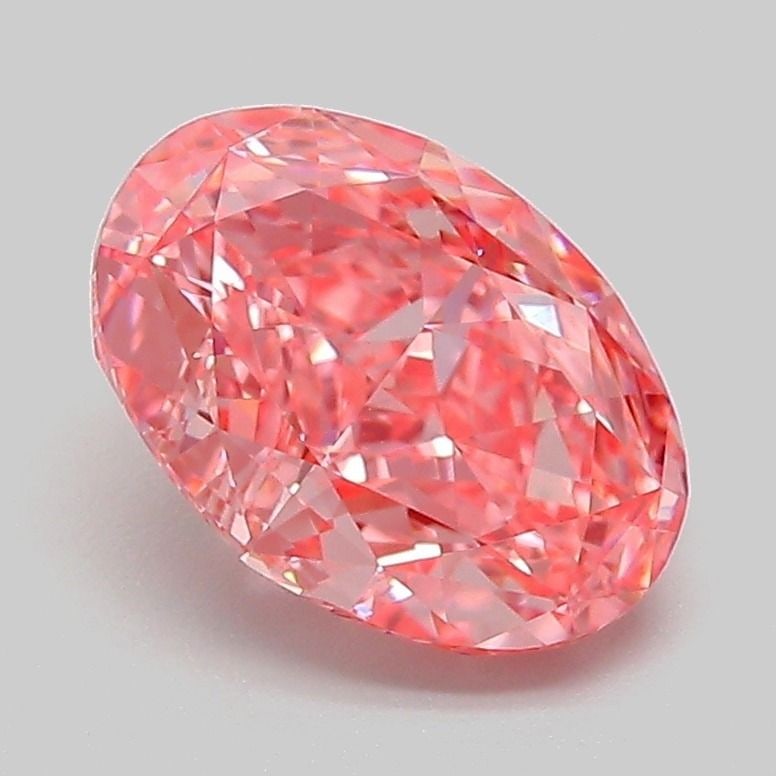 Loose Diamond - OVAL 2.07ct Fancy Vivid Pink VVS2: Loose Diamond - OVAL 2.07ct Fancy Vivid Pink VVS2 Source: This is a real non-mined Diamond that has been grown in a lab Shape: OVAL Carats: 2.07 Color: Fancy Vivid Pink Certification: IGI Video: