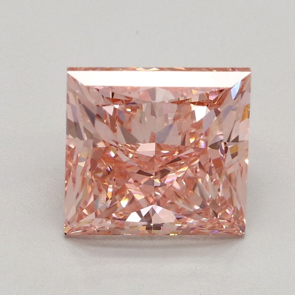 Loose Diamond - PRINCESS 2.3ct Fancy Intense Pink VS2: Loose Diamond - PRINCESS 2.3ct Fancy Intense Pink VS2 Source: This is a real non-mined Diamond that has been grown in a lab Shape: PRINCESS Carats: 2.3 Color: Fancy Intense Pink Certification: IGI Vid