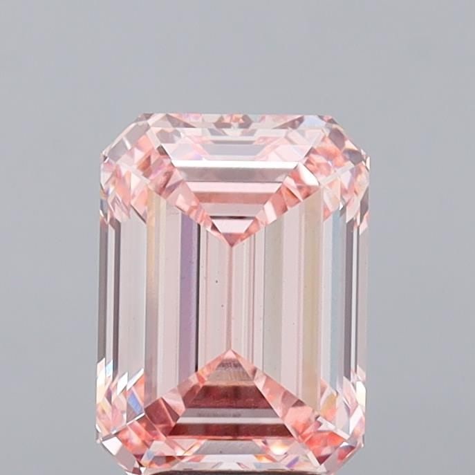 Loose Diamond - EMERALD 4.03ct Fancy Intense Pink VS1: Loose Diamond - EMERALD 4.03ct Fancy Intense Pink VS1 Source: This is a real non-mined Diamond that has been grown in a lab Shape: EMERALD Carats: 4.03 Color: Fancy Intense Pink Certification: IGI Vid