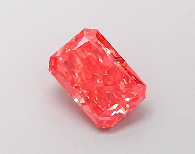 Loose Diamond - RADIANT 1.03ct Fancy Vivid Pink VS1: Loose Diamond - RADIANT 1.03ct Fancy Vivid Pink VS1 Source: This is a real non-mined Diamond that has been grown in a lab Shape: RADIANT Carats: 1.03 Color: Fancy Vivid Pink Certification: IGI Video: