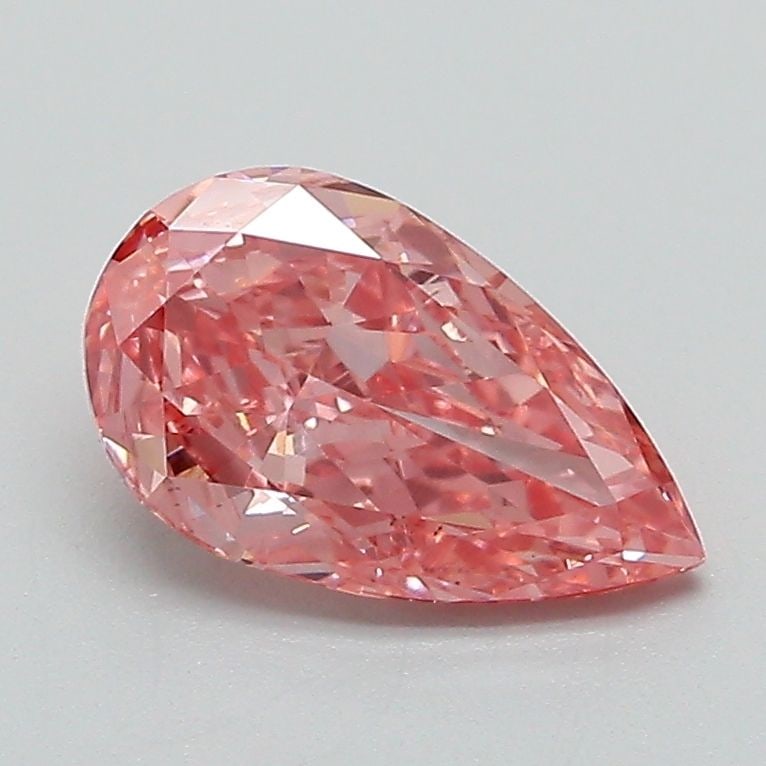 Loose Diamond - PEAR 1.23ct Fancy Vivid Pink VS1: Loose Diamond - PEAR 1.23ct Fancy Vivid Pink VS1 Source: This is a real non-mined Diamond that has been grown in a lab Shape: PEAR Carats: 1.23 Color: Fancy Vivid Pink Certification: IGI Video: