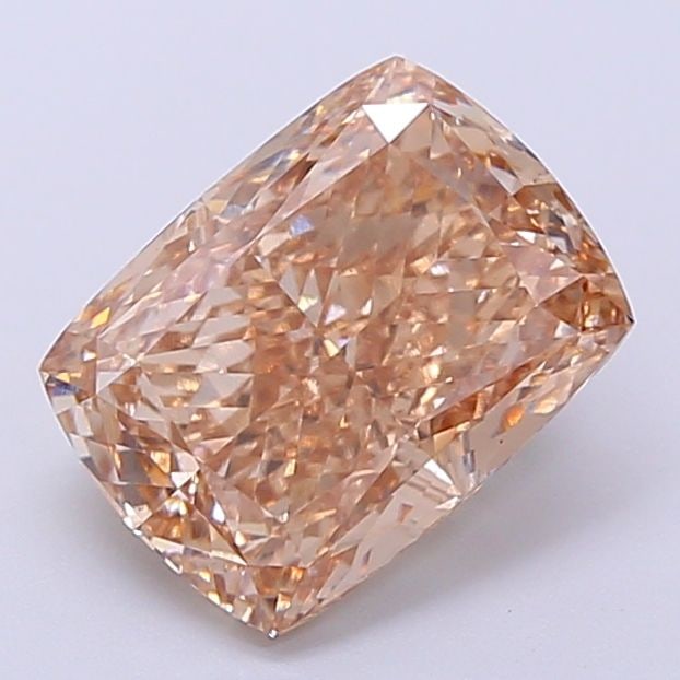 Loose Diamond - CUSHION MODIFIED 3.09ct Fancy Light Brown VS1: Loose Diamond - CUSHION MODIFIED 3.09ct Fancy Light Brown VS1 Source: This is a real non-mined Diamond that has been grown in a lab Shape: CUSHION MODIFIED Carats: 3.09 Color: Fancy Light Brown Certif