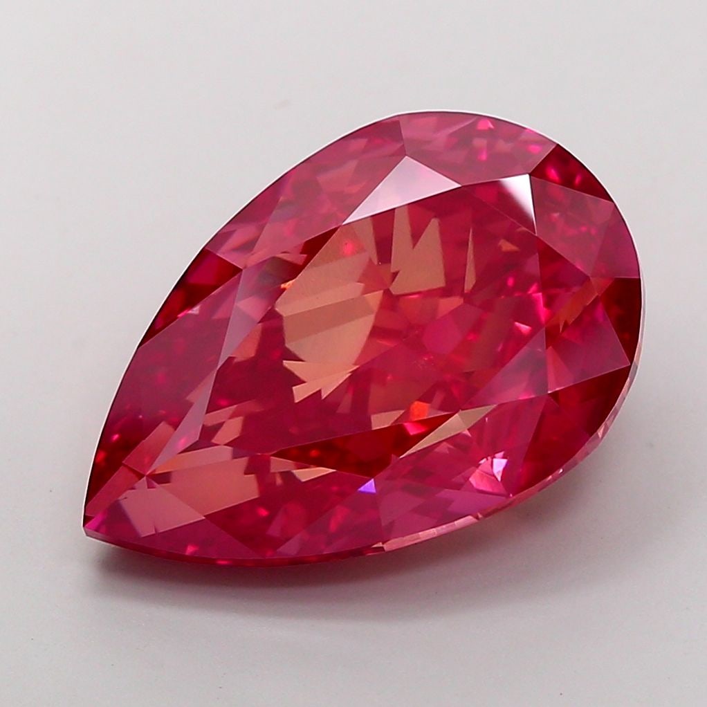 Loose Diamond - PEAR 15.06ct Fancy Vivid Red VS1 (1 of 1)
