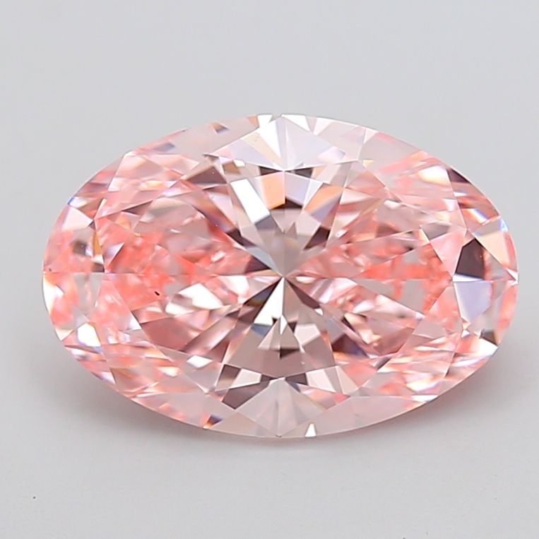 Loose Diamond - OVAL 5.04ct Fancy Intense Pink VS2: Loose Diamond - OVAL 5.04ct Fancy Intense Pink VS2 Source: This is a real non-mined Diamond that has been grown in a lab Shape: OVAL Carats: 5.04 Color: Fancy Intense Pink Certification: IGI Video: