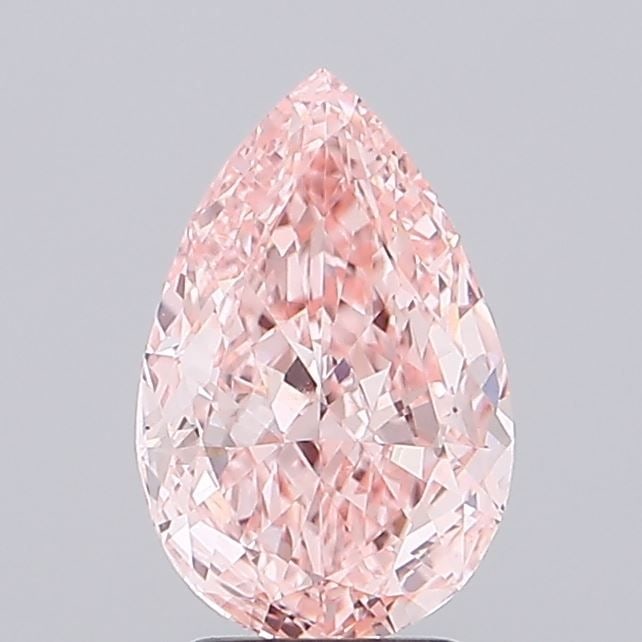 Loose Diamond - PEAR 3.0ct Fancy Vivid Pink VVS2: Loose Diamond - PEAR 3.0ct Fancy Vivid Pink VVS2 Source: This is a real non-mined Diamond that has been grown in a lab Shape: PEAR Carats: 3.0 Color: Fancy Vivid Pink Certification: IGI Video:
