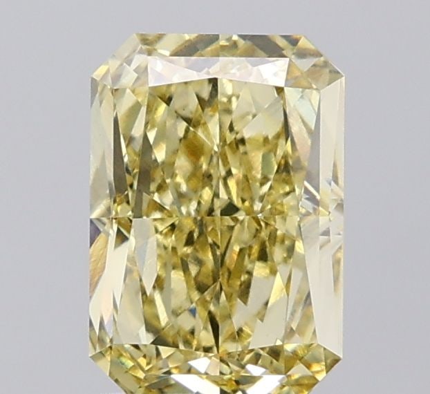 Loose Diamond - RADIANT 2.06ct Fancy Intense Yellow VS1: Loose Diamond - RADIANT 2.06ct Fancy Intense Yellow VS1 Source: This is a real non-mined Diamond that has been grown in a lab Shape: RADIANT Carats: 2.06 Color: Fancy Intense Yellow Certification: