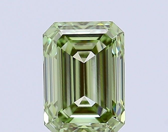 Loose Diamond - EMERALD 0.9ct Fancy Vivid Green VVS2: Loose Diamond - EMERALD 0.9ct Fancy Vivid Green VVS2 Source: This is a real non-mined Diamond that has been grown in a lab Shape: EMERALD Carats: 0.9 Color: Fancy Vivid Green Certification: IGI Video:
