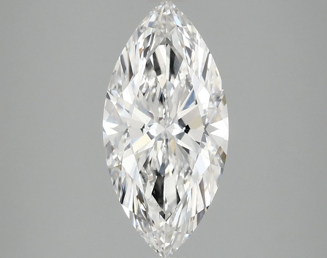 Loose Diamond - MARQUISE 2.1ct E VS1: Loose Diamond - MARQUISE 2.1ct E VS1 Source: This is a real non-mined Diamond that has been grown in a lab Shape: MARQUISE Carats: 2.1 Color: E Clarity: VS1 Certification: IGI Video: