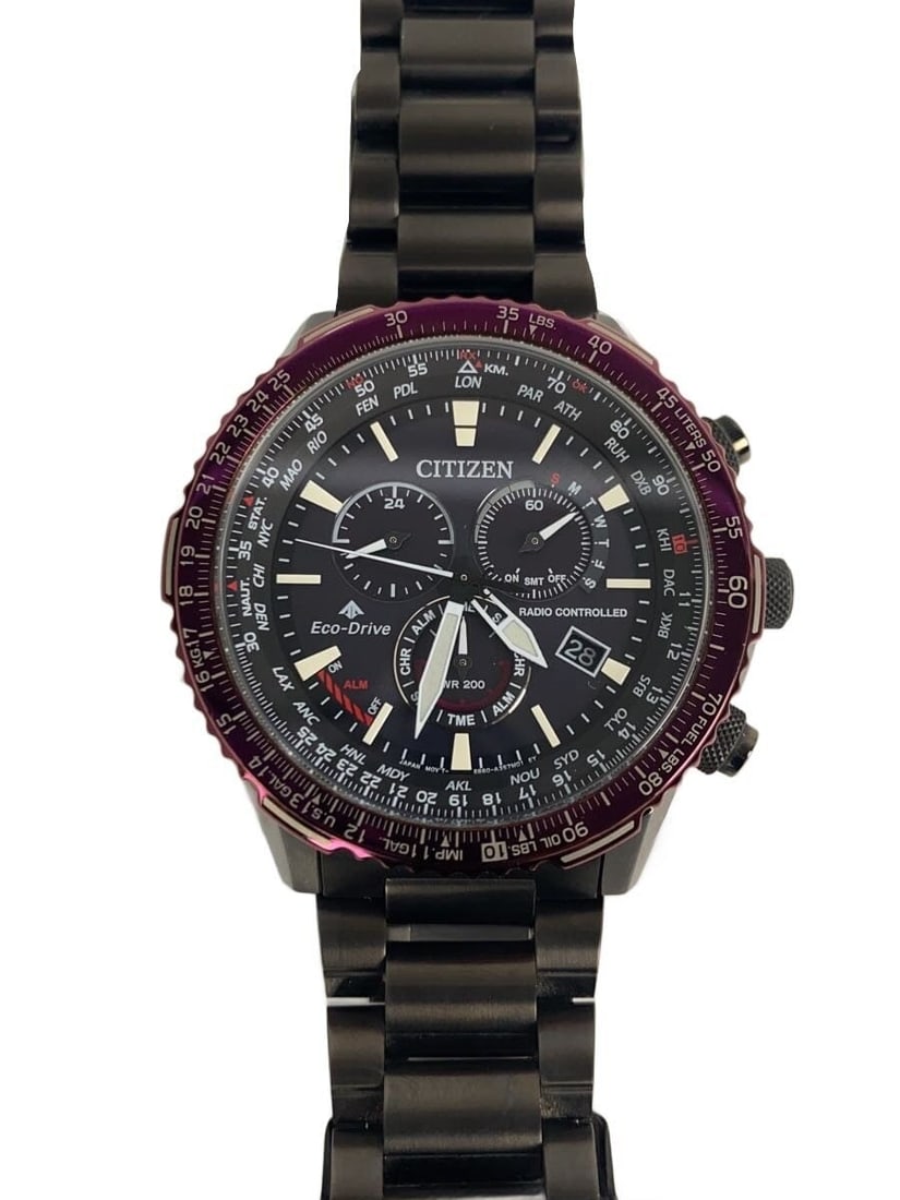 Men's CITIZEN Promaster Sky wristwatch Eco-Drive E660-A17W209: Men's CITIZEN Promaster Sky wristwatch Eco-Drive E660-A17W209 Citizen Promaster Sky Series Eco-Drive quartz men's wristwatch, made in Japan. This pre-owned watch is a slightly used item in Used B