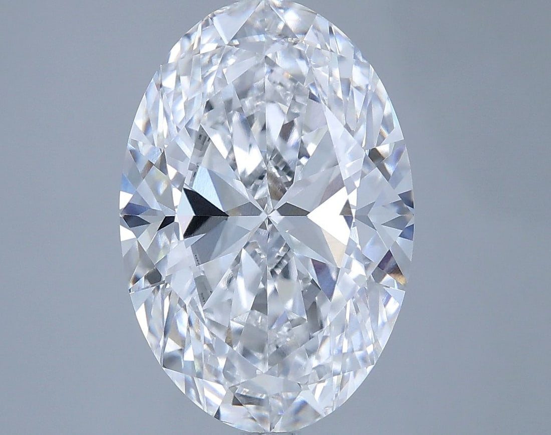Loose Diamond - OVAL 5.3ct D VVS2: Loose Diamond - OVAL 5.3ct D VVS2 Source: This is a real non-mined Diamond that has been grown in a lab Shape: OVAL Carats: 5.3 Color: D Clarity: VVS2 Certification: IGI Video: